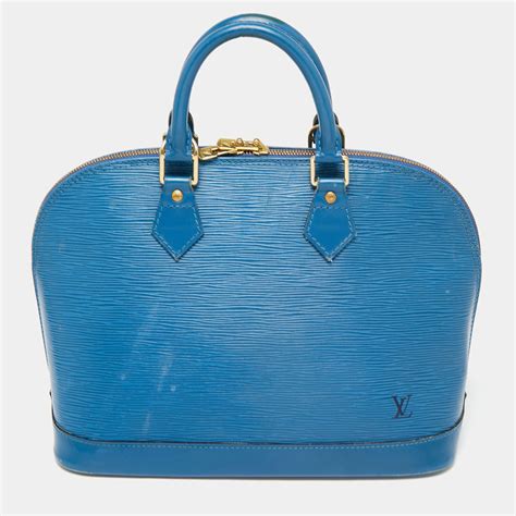 louis vuitton blue interior|louis vuitton blue tote.